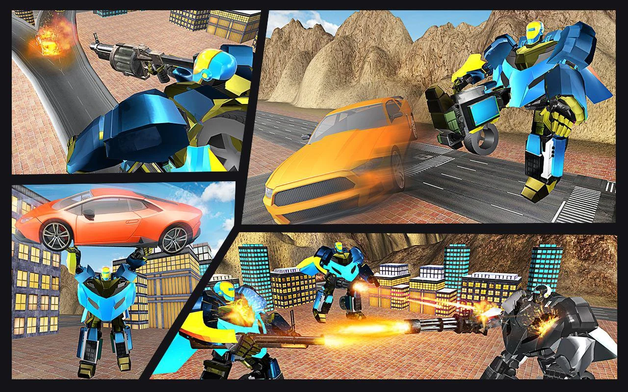 Super Robot vs Police Robots screenshot